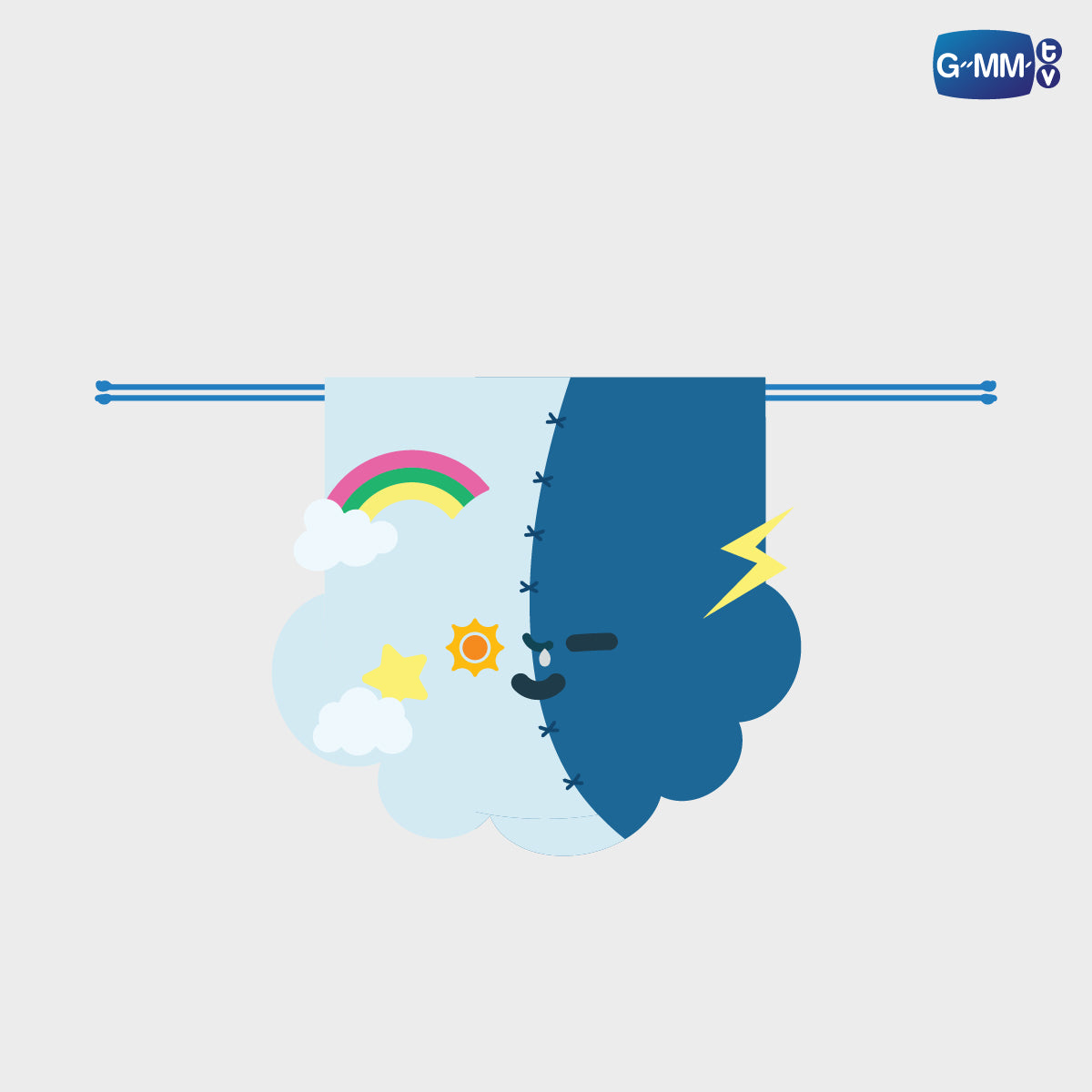 FF26-208 SMYLE DRAWSTRING POUCH