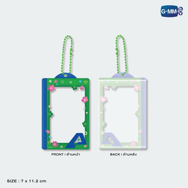 JPMY26-314 ALMONDPROGRESS CARD HOLDER WITH PHOTOCARD