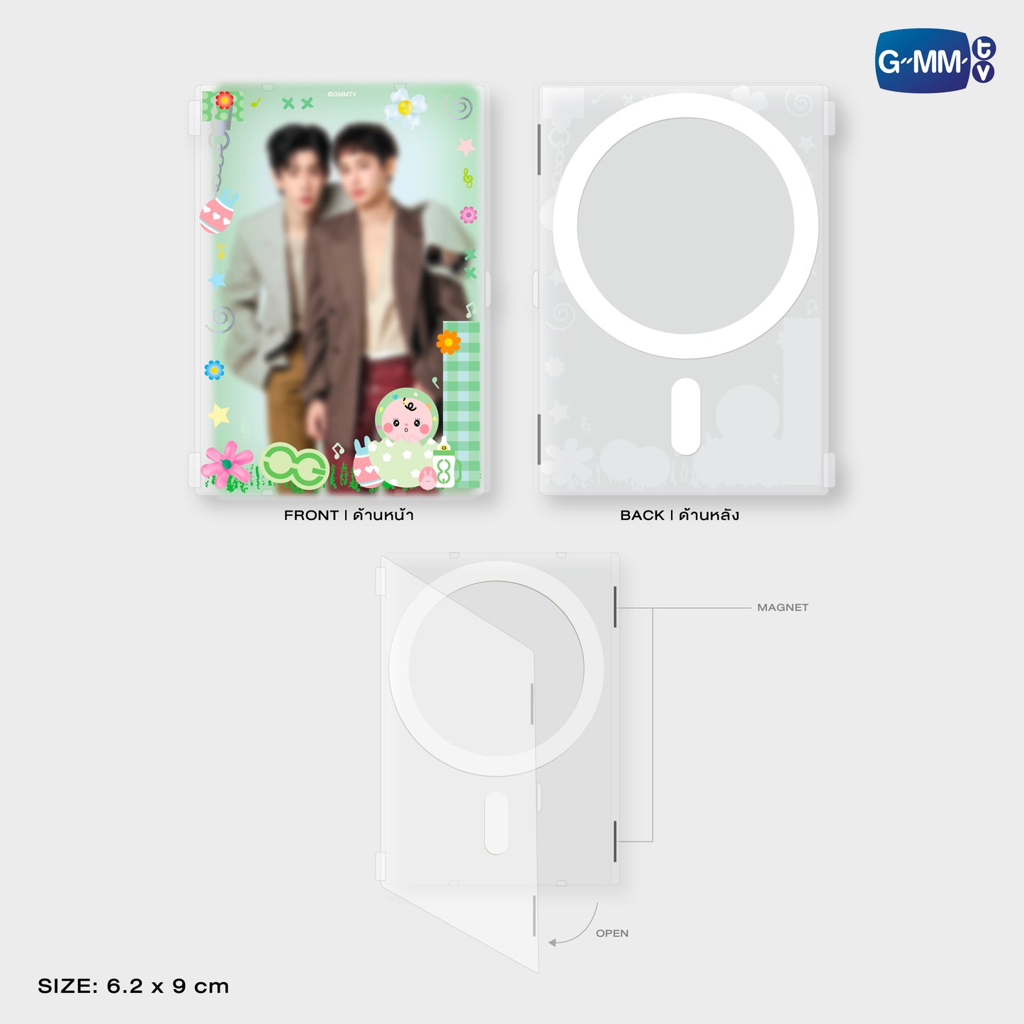 HKD26-004 BABII MAGNETIC CARD HOLDER WITH PHOTOCARD