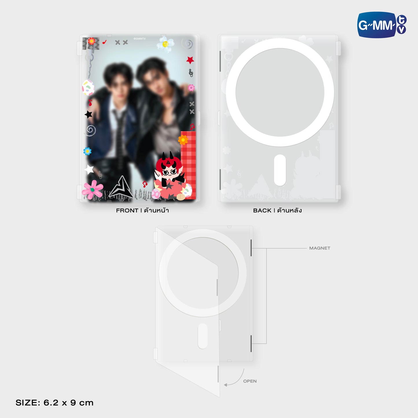 HKD26-016 DOMIIA MAGNETIC CARD HOLDER WITH PHOTOCARD