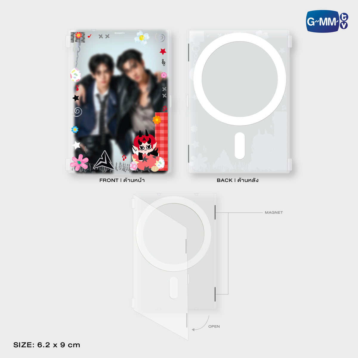 FANDAY33-017 DOMIIA MAGNETIC CARD HOLDER WITH PHOTOCARD