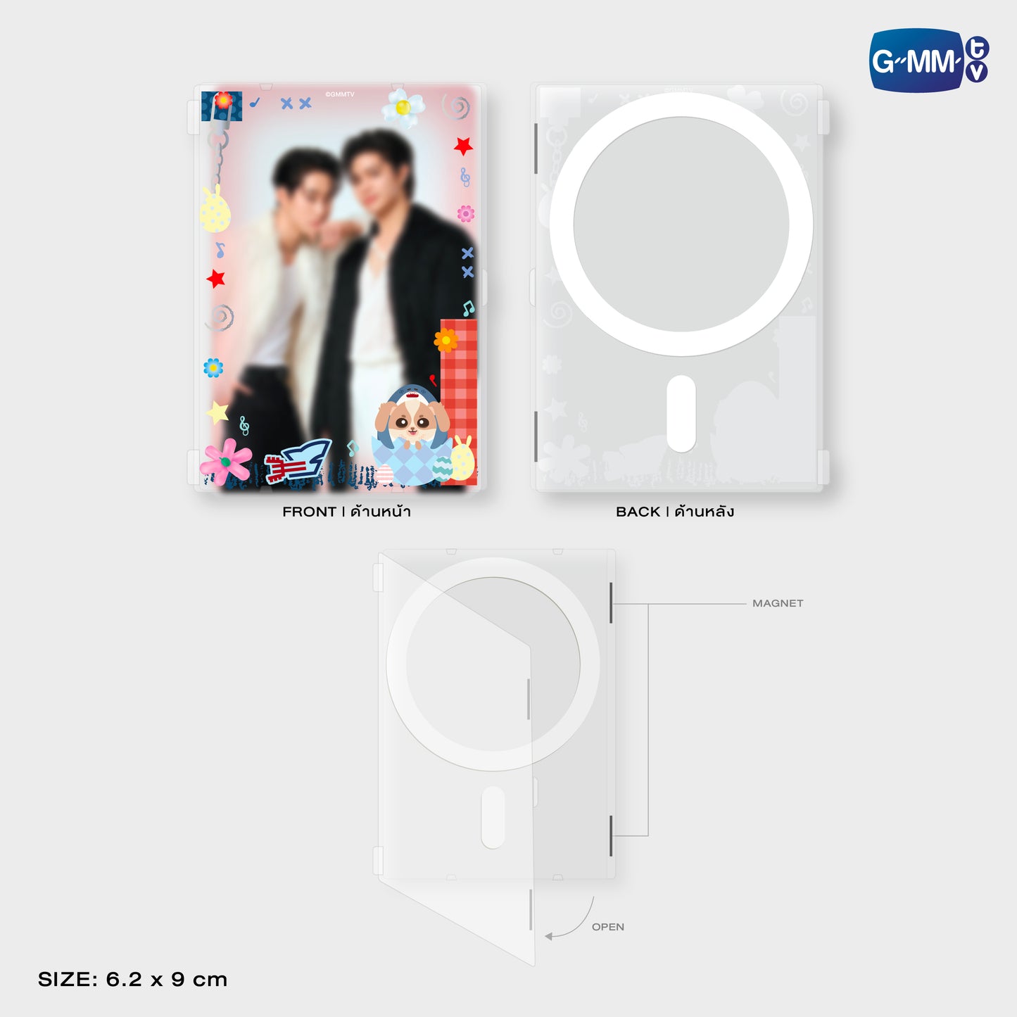 HKD26-017 WESLEY MAGNETIC CARD HOLDER WITH PHOTOCARD