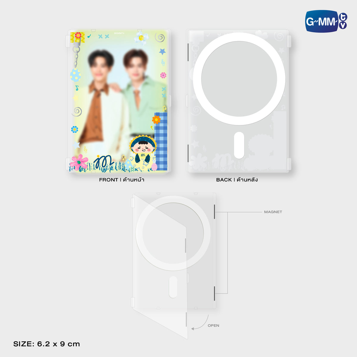 FANDAY36-034 JUMMO MAGNETIC CARD HOLDER WITH PHOTOCARD