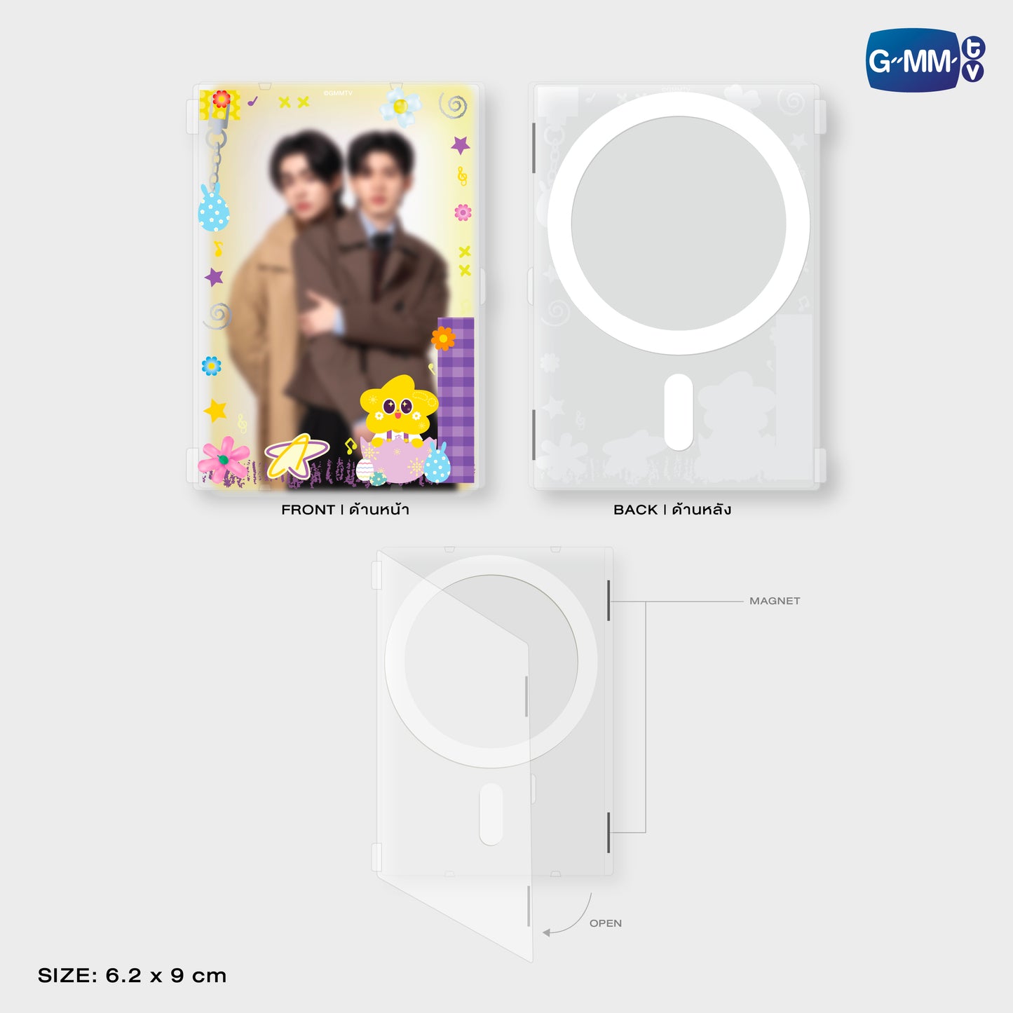 HKD26-021 CERI MAGNETIC CARD HOLDER WITH PHOTOCARD