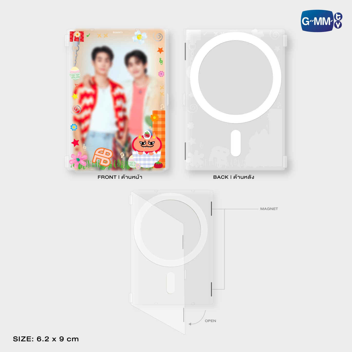 HKD26-009 TOMAFOX MAGNETIC CARD HOLDER WITH PHOTOCARD
