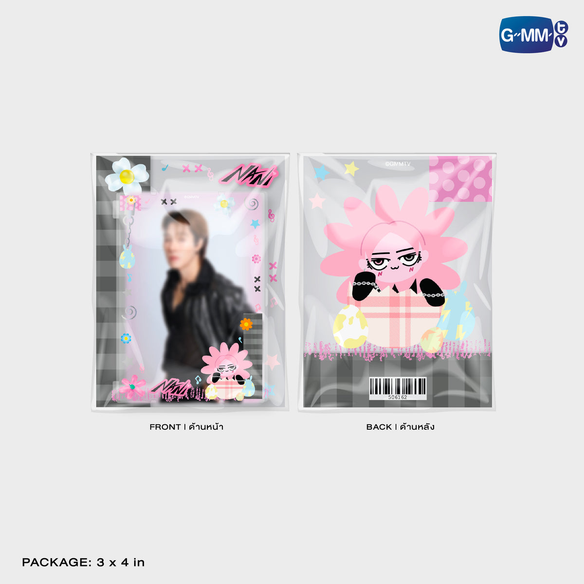 FANDAY36-036 NEONA MAGNETIC CARD HOLDER WITH PHOTOCARD