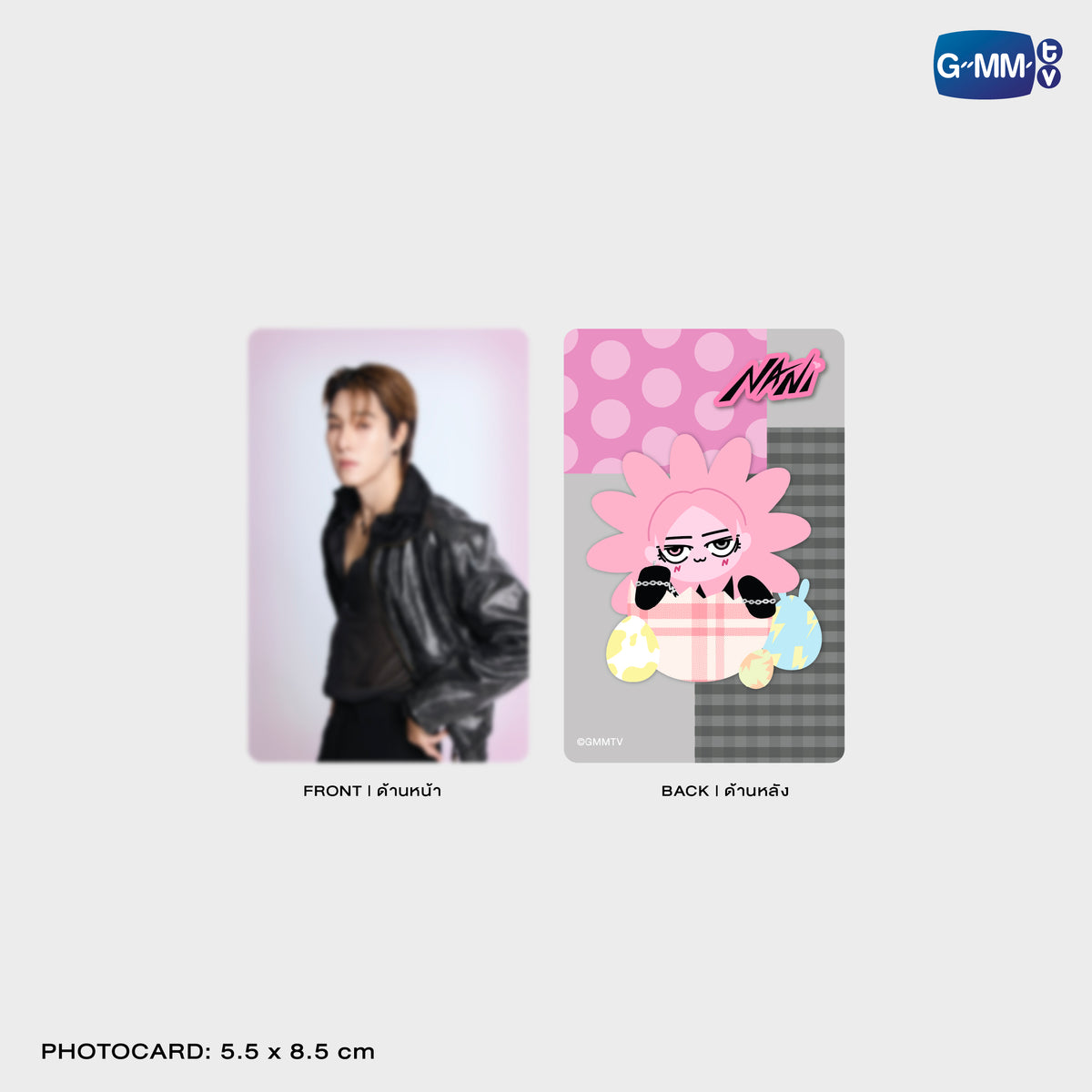 FANDAY36-036 NEONA MAGNETIC CARD HOLDER WITH PHOTOCARD