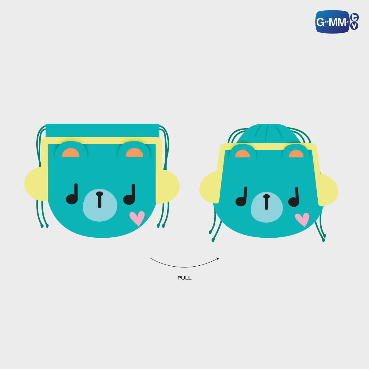 HKD26-178 PERMPOON DRAWSTRING POUCH