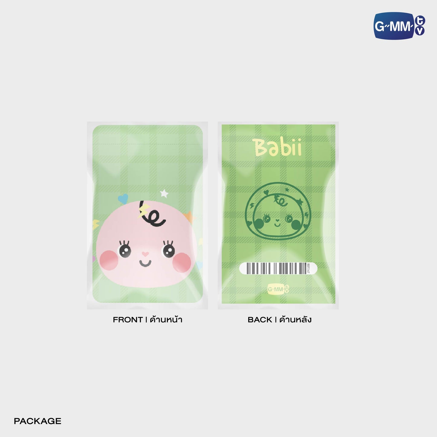 JPMY26-157 BABII GMMTV FANDOM CHARACTER DRAWSTRING BAG