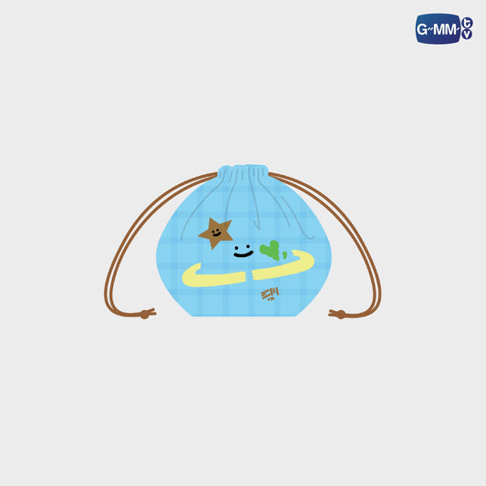 JPMY26-159 MR. SATURNWORLD GMMTV FANDOM CHARACTER DRAWSTRING BAG