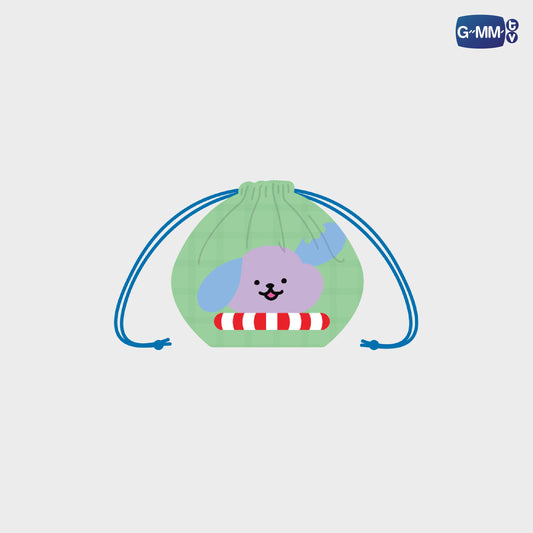 FANDAY33-012 AVOCEAN CHARACTER DRAWSTRING BAG