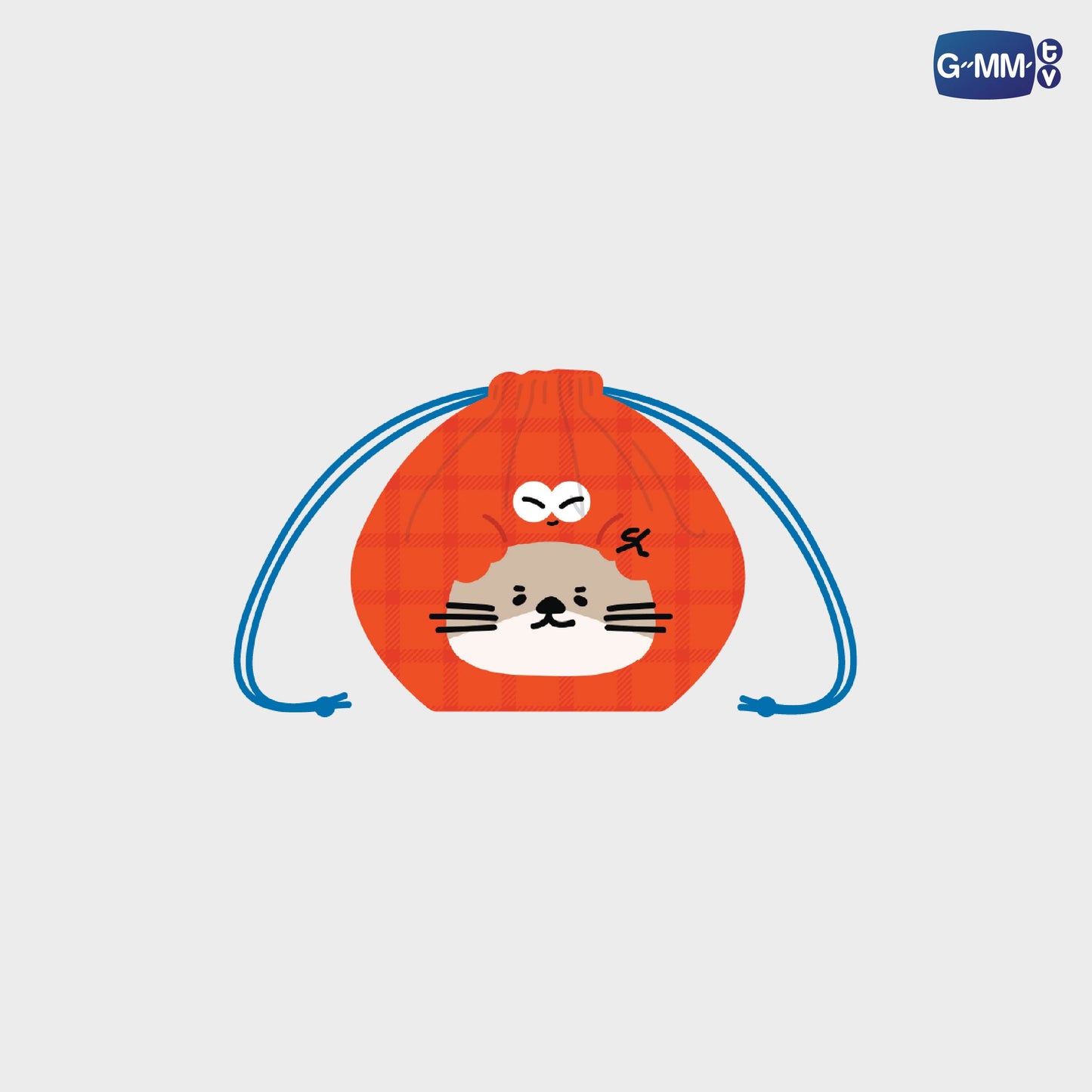 JPMY26-168 NONG NOOONG GMMTV FANDOM CHARACTER DRAWSTRING BAG