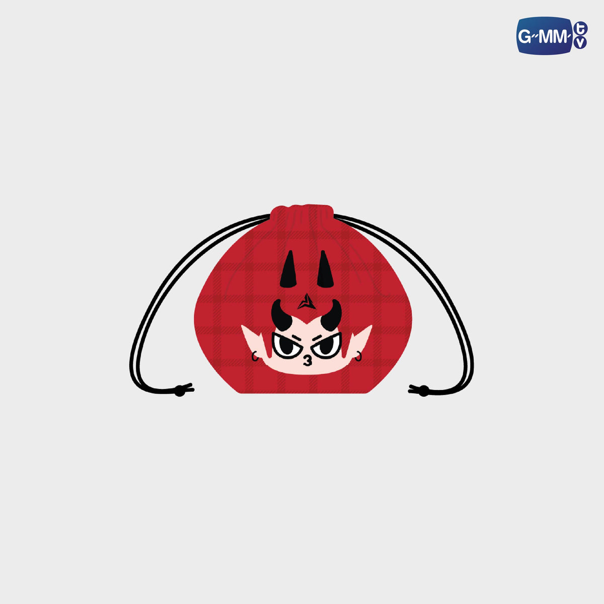 FANDAY33-011 DOMIIA CHARACTER DRAWSTRING BAG