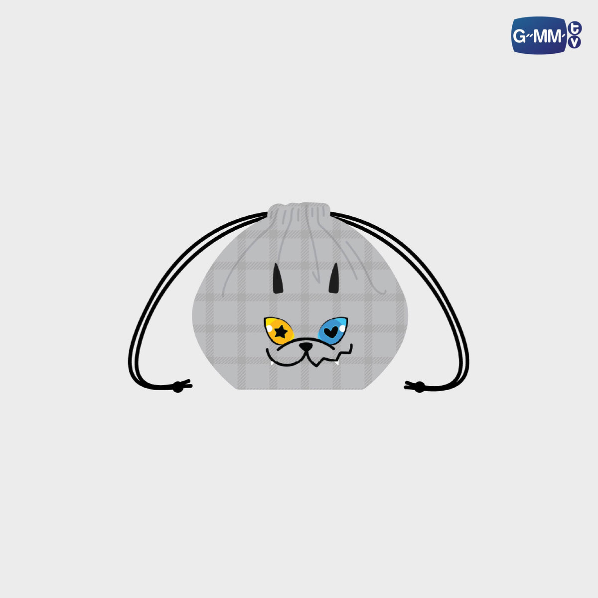 LYKNOS26-010 LYKYOU CHARACTER DRAWSTRING BAG