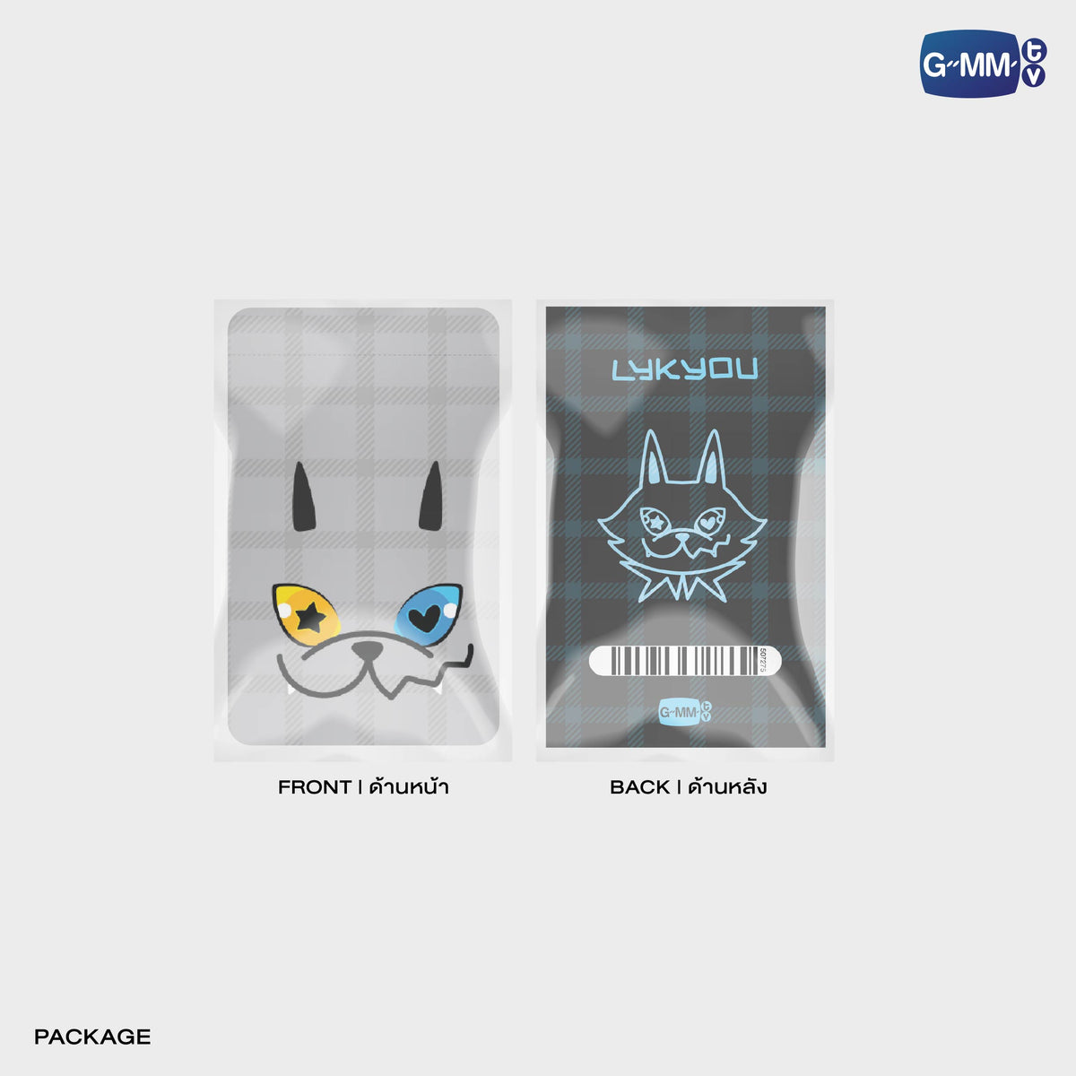 LYKNOS26-010 LYKYOU CHARACTER DRAWSTRING BAG