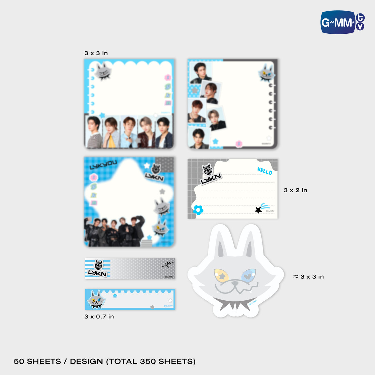 LYKNOS26-034  LYKYOU NOTEPAD SET