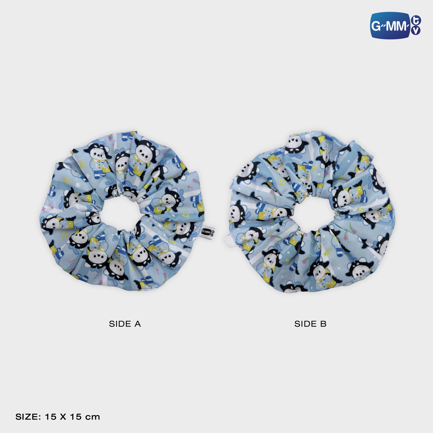 JPMY26-394 POLCASAN CHARACTER HAIR SCRUNCHIE