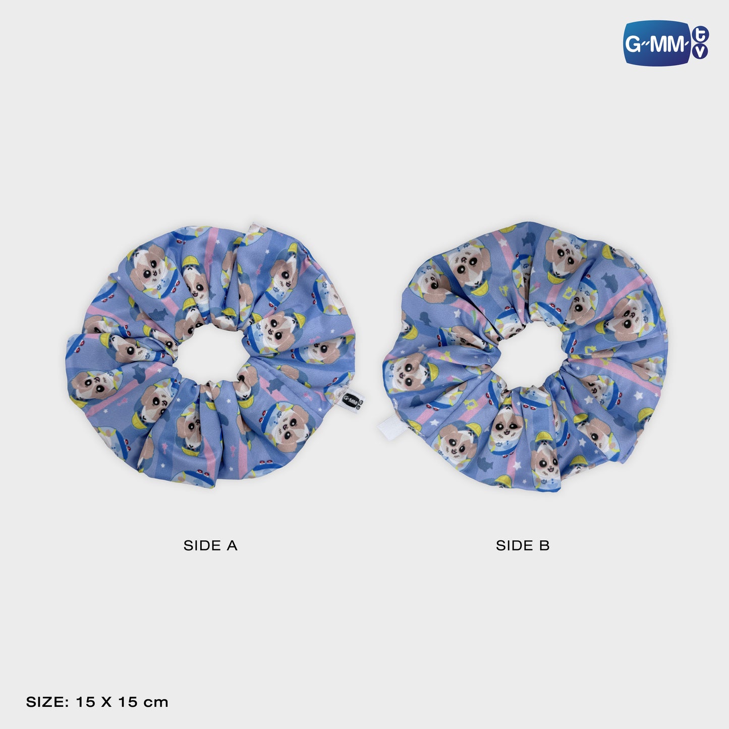 JPMY26-406 WESLEY CHARACTER HAIR SCRUNCHIE