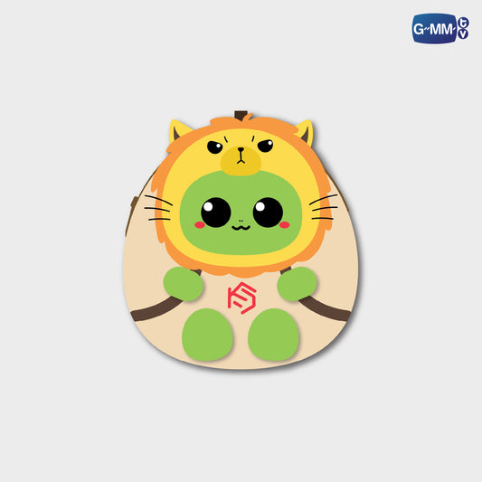 HKD26-057 KING MAN EGGY FLUFFY COIN POUCH