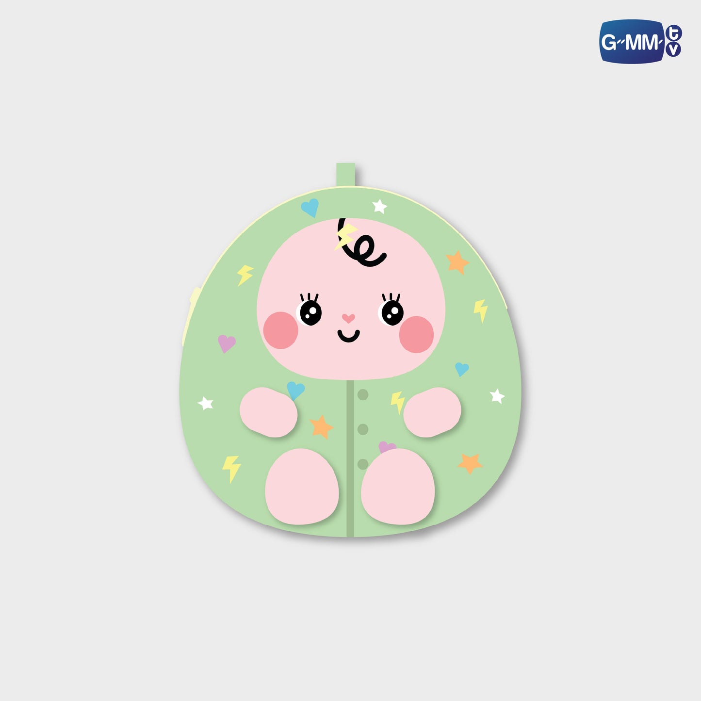 HKD26-058 BABII EGGY FLUFFY COIN POUCH