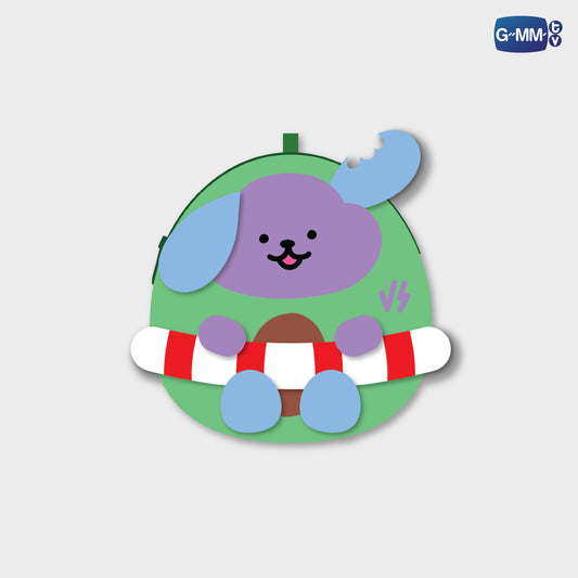 FANDAY33-020 AVOCEAN EGGY FLUFFY COIN POUCH