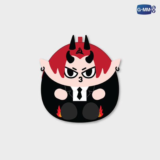 FANDAY33-019 DOMIIA EGGY FLUFFY COIN POUCH