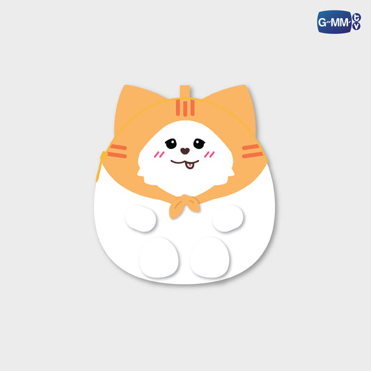HKD26-076 MUVMUV EGGY FLUFFY COIN POUCH