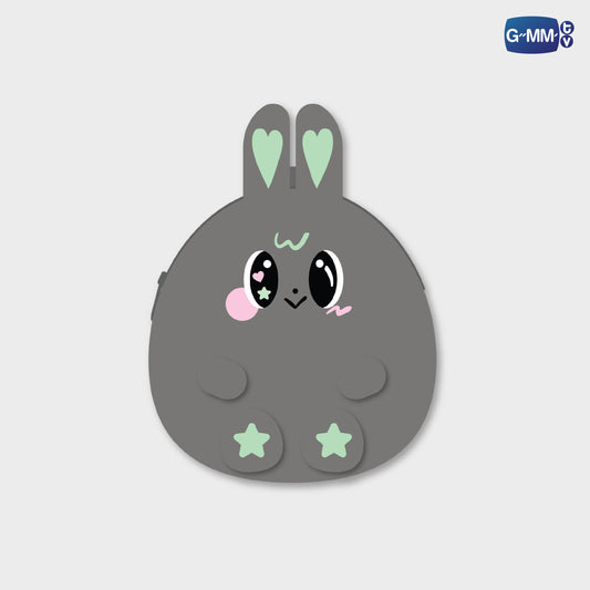 HKD26-079 METAA EGGY FLUFFY COIN POUCH