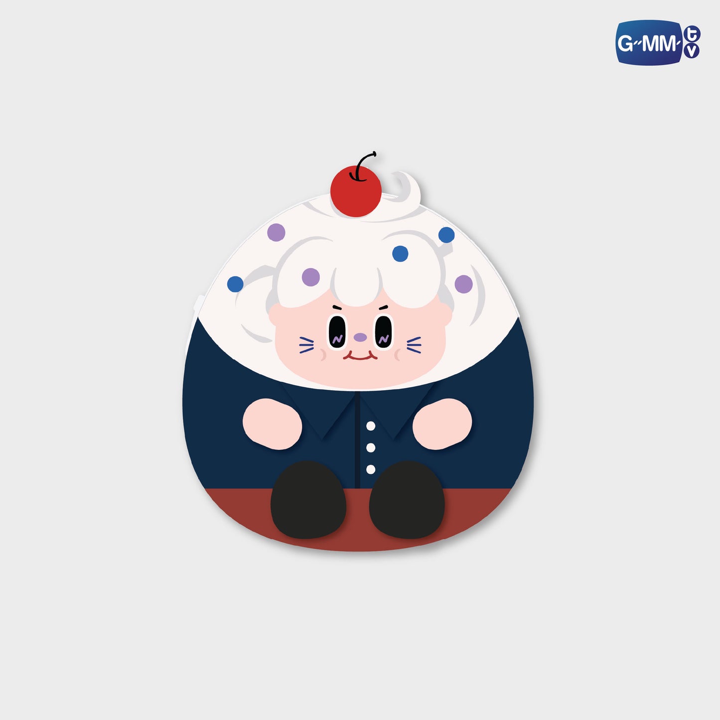 HKD26-080 NILKNHAKE EGGY FLUFFY COIN POUCH