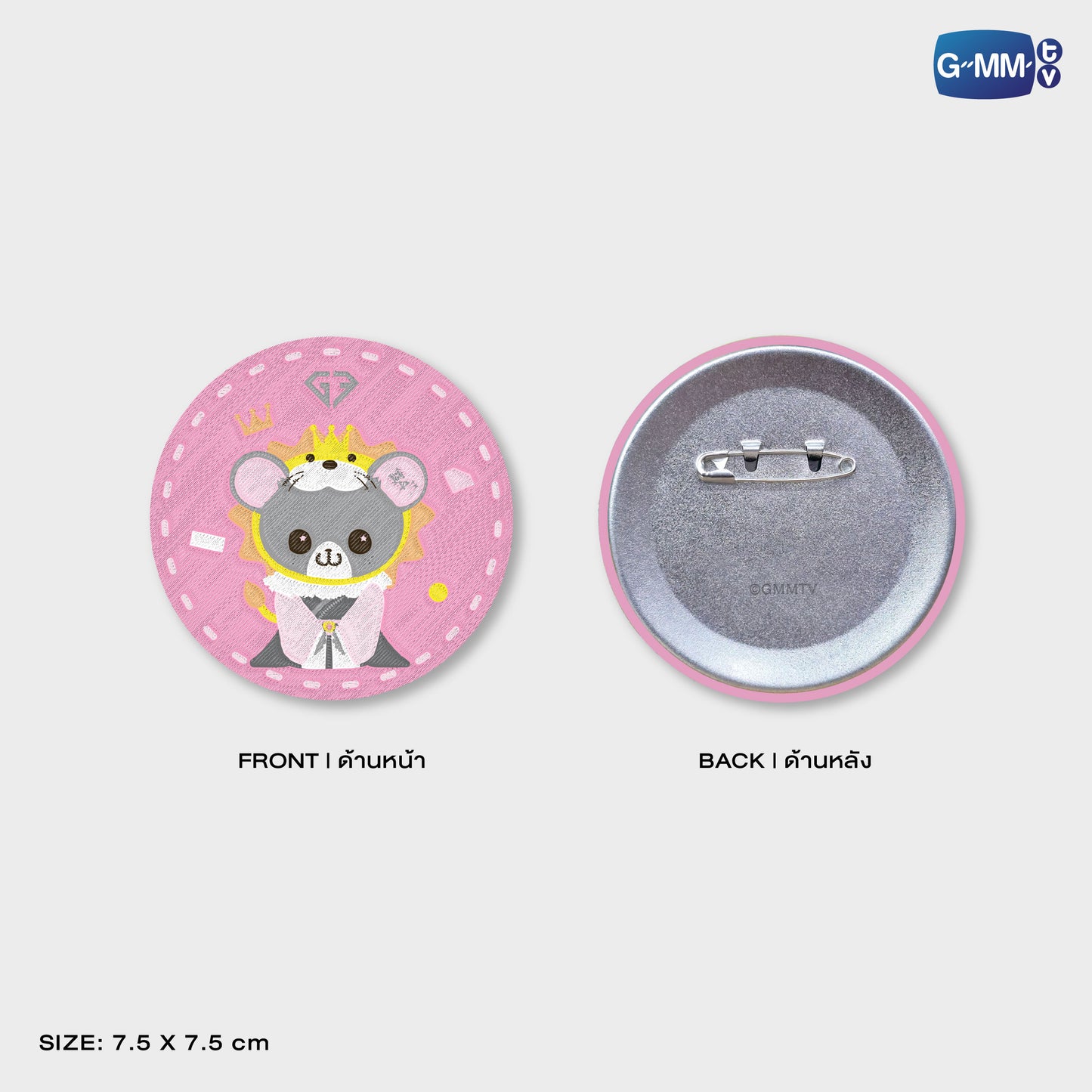 JPMY26-217 LOOK KHUNNOO WOVEN PIN